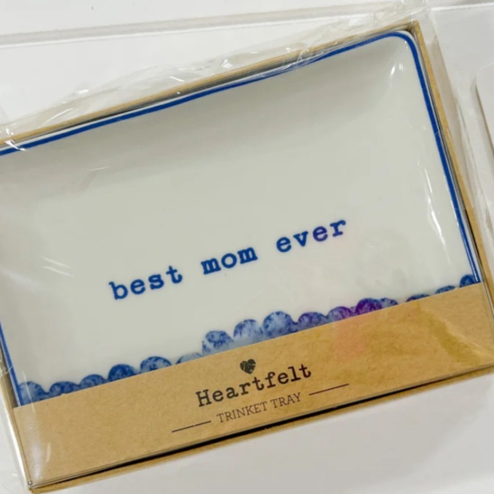 Sentimental Gift for Mom Trinket Tray NIB